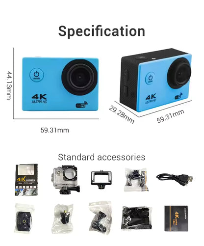 HD wifi ready sports camera